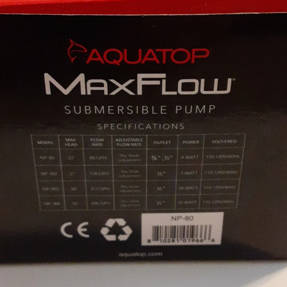 Aquatop MaxFlow Submersible Pump